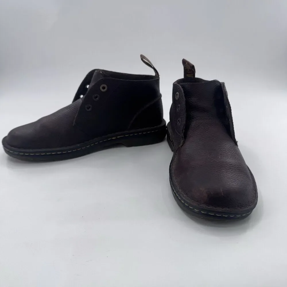 Dr. Martens Sussex Dark Brown Pebbled Leather Men's Size US 11 Chukka Boots